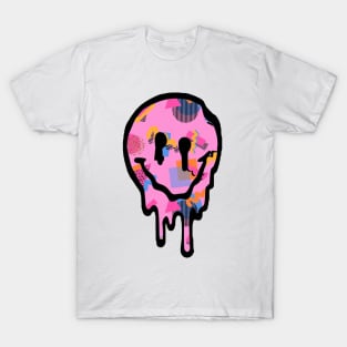 Saved by the Bell Drippy Smiley Face T-Shirt